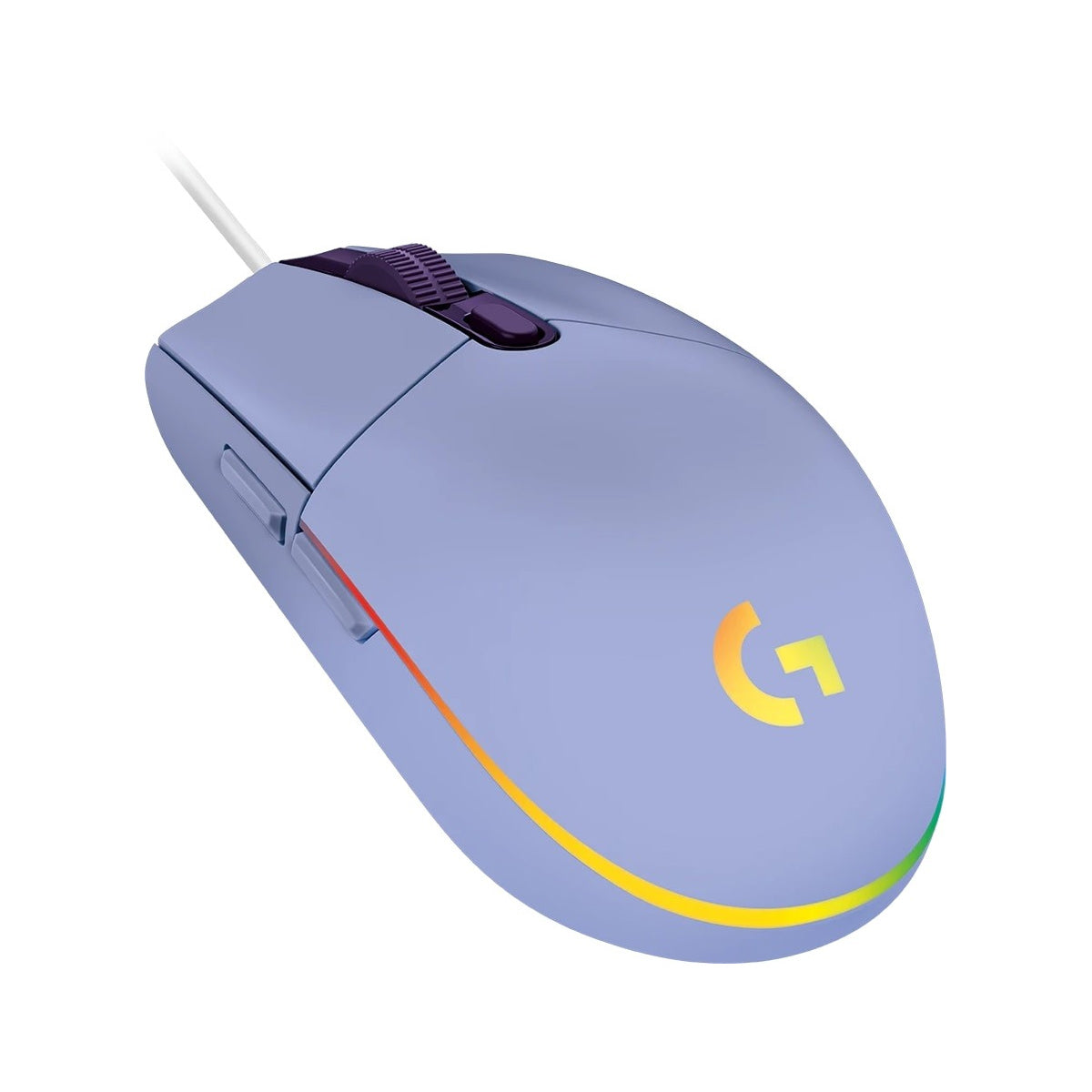 Logitech G102 LIGHTSYNC Corded Gaming Mouse - Lilac - USB
