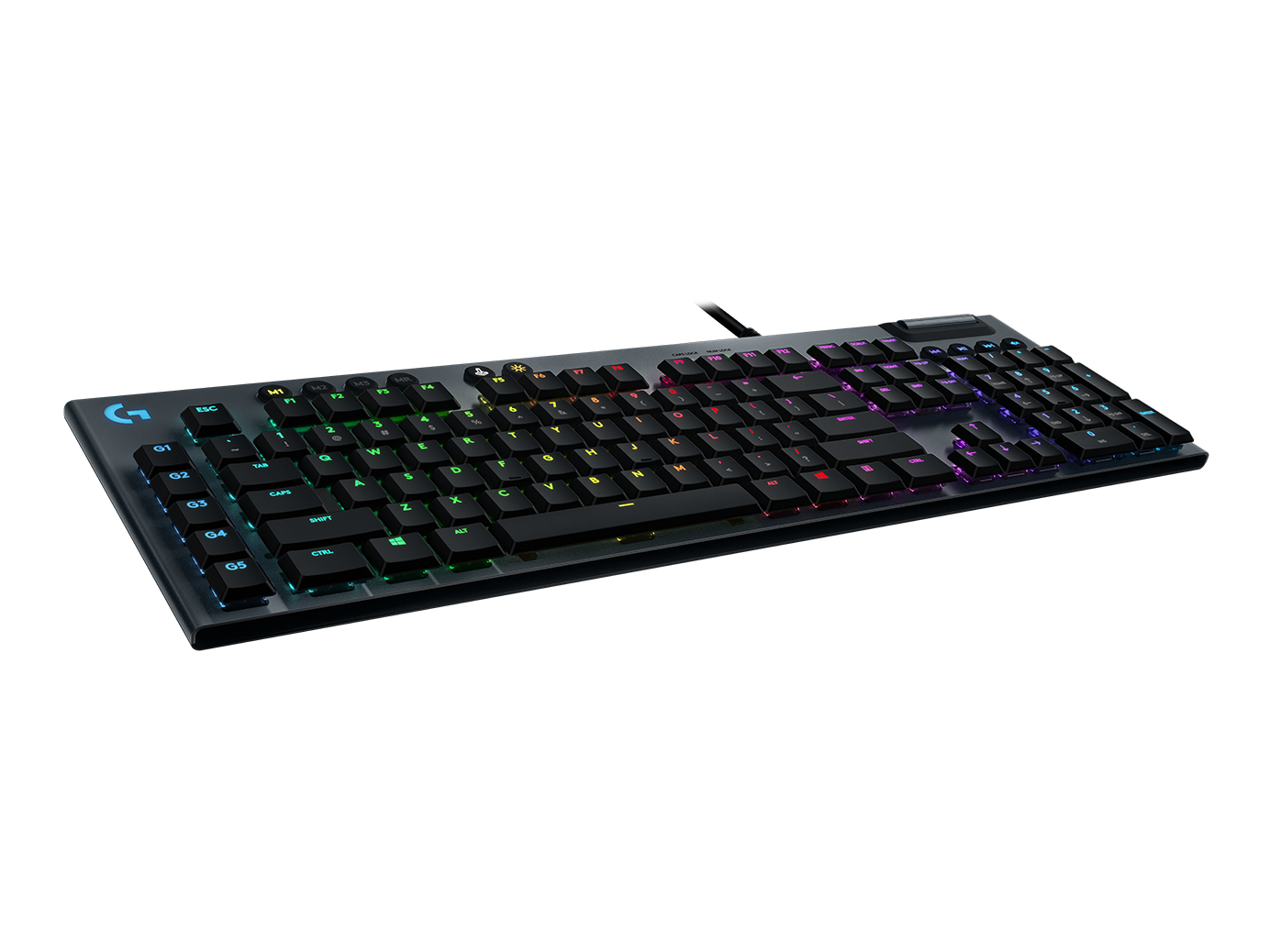 Logitech G815 LIGHTSYNC RGB Mechanical Gaming Keyboard – GL Linear - CARBON - USB - LINEAR SWITCH